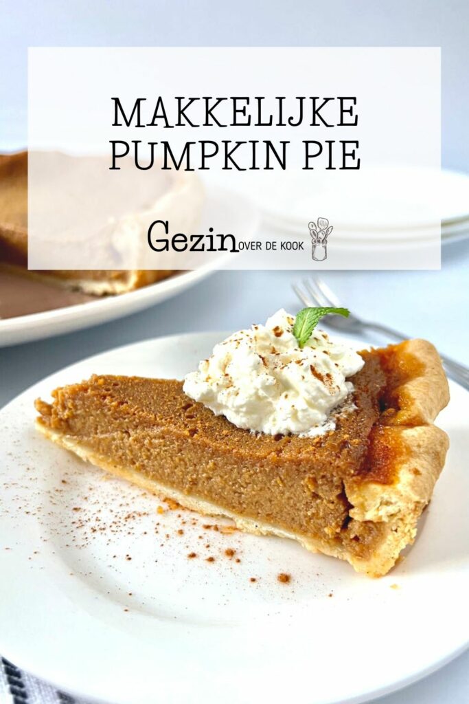 Makkelijke pumpkin pie