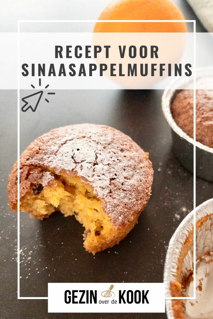 Pinterest pin sinaasappel muffins