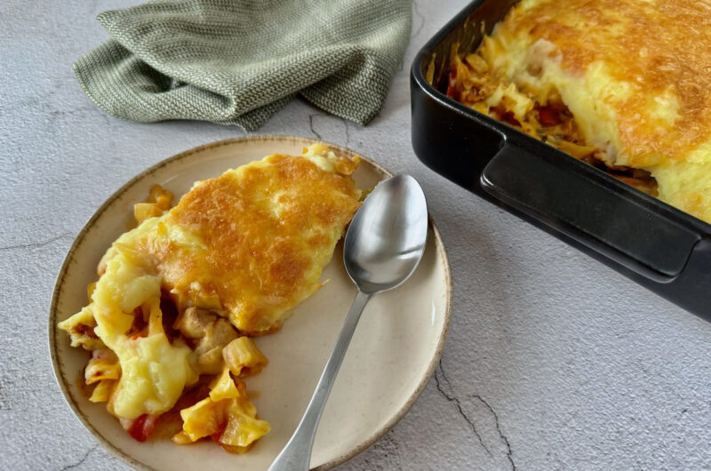 Recept voor spitskool ovenschotel met kip