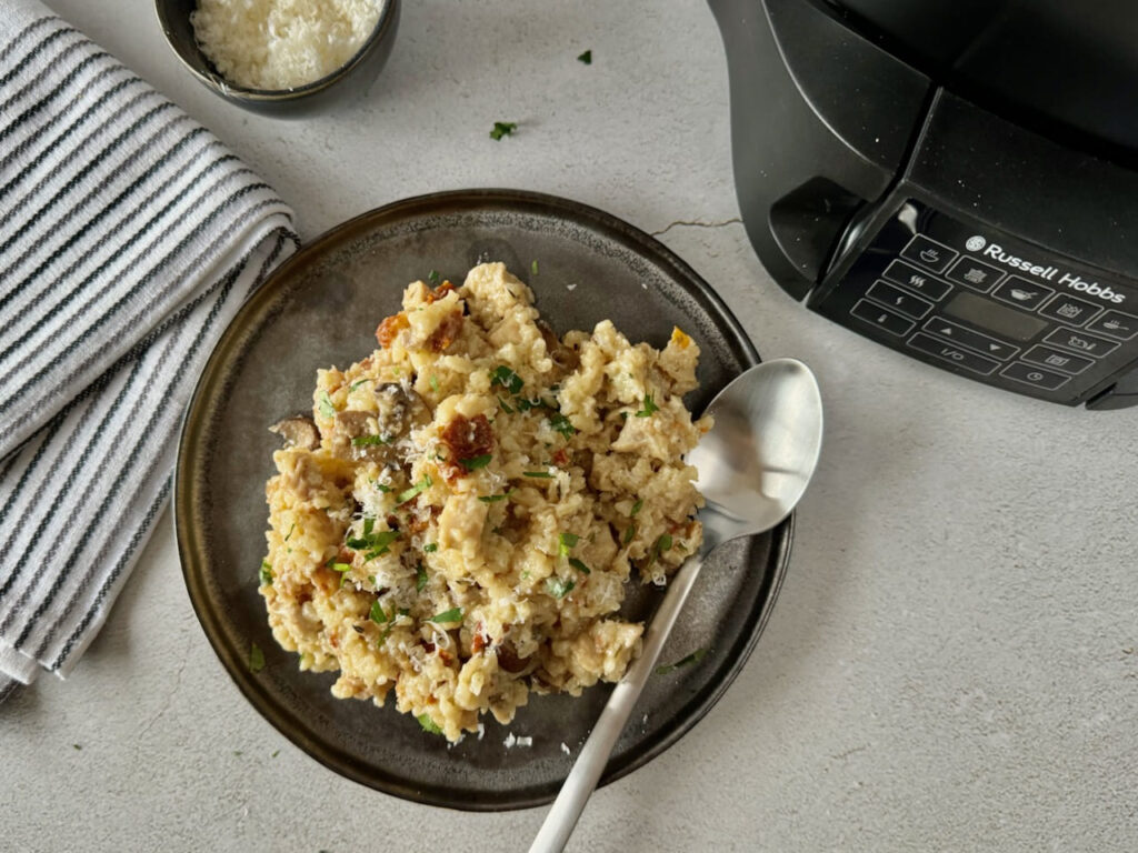slowcooker risotto recept