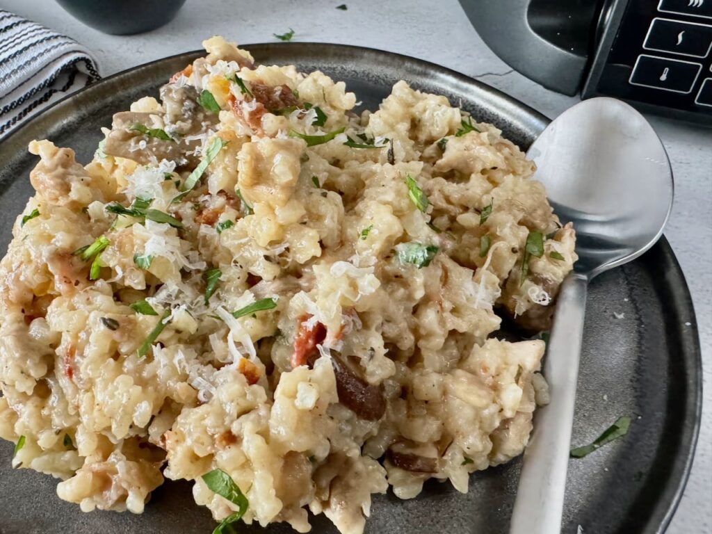 slowcooker risotto recept