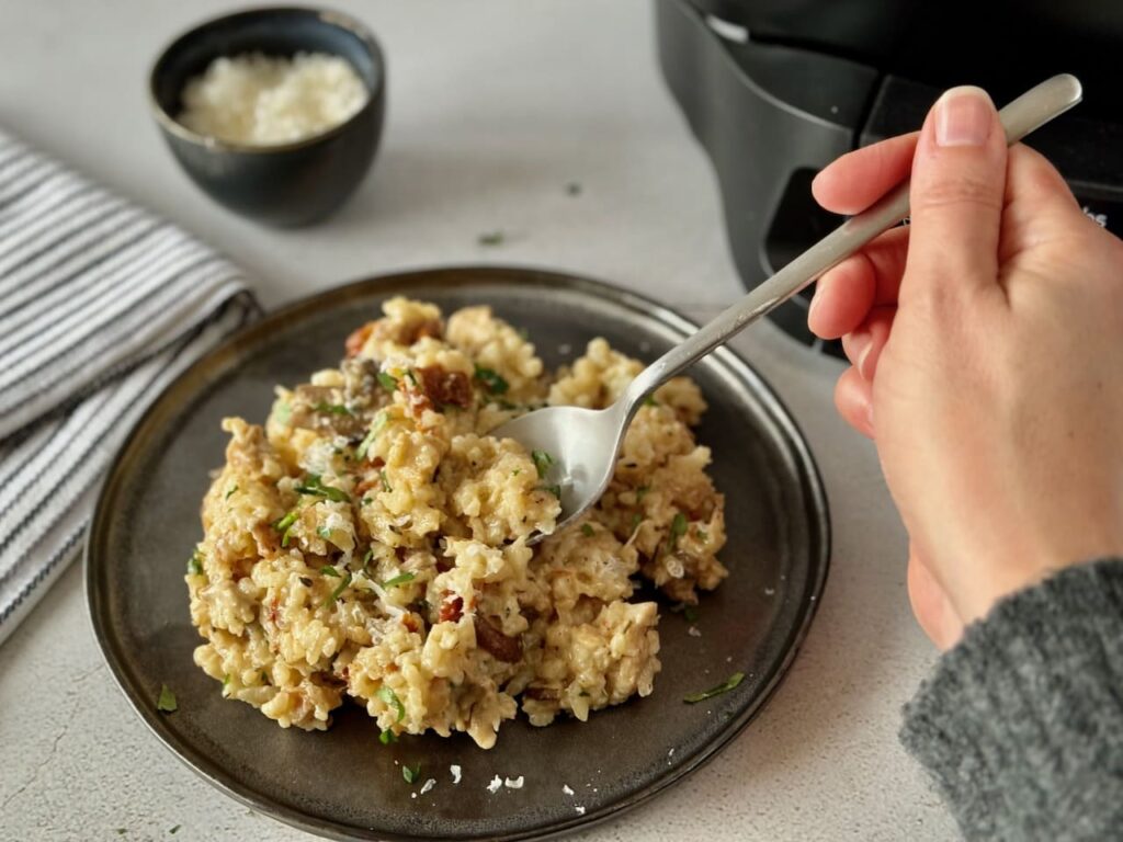 slowcooker risotto recept