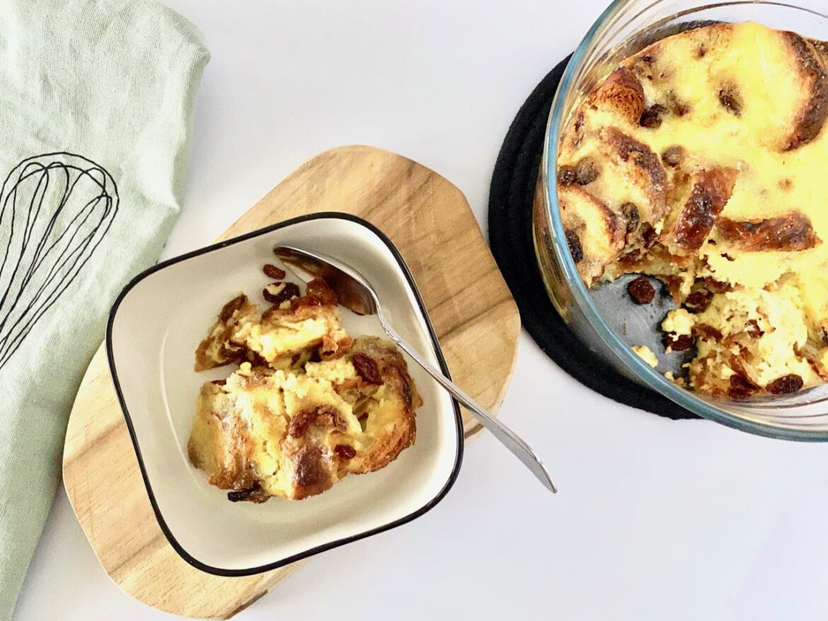 croissant broodpudding