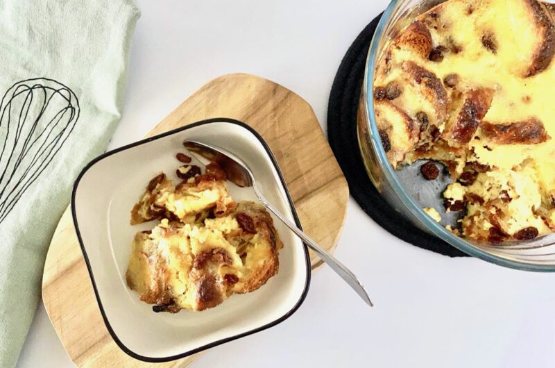 Croissant broodpudding